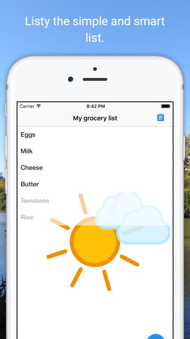 Screenshot #1 pour Listy - share lists