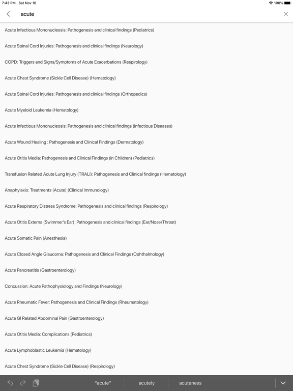 The Calgary Guide iPad screenshot 5 - Medical app