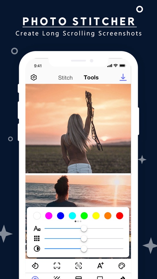 #4. PhotoStitcher-Pic Stitch Maker (iOS) By: Tong Zhang