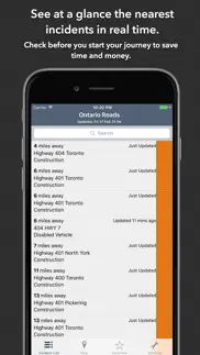 ontario roads iphone screenshot 3