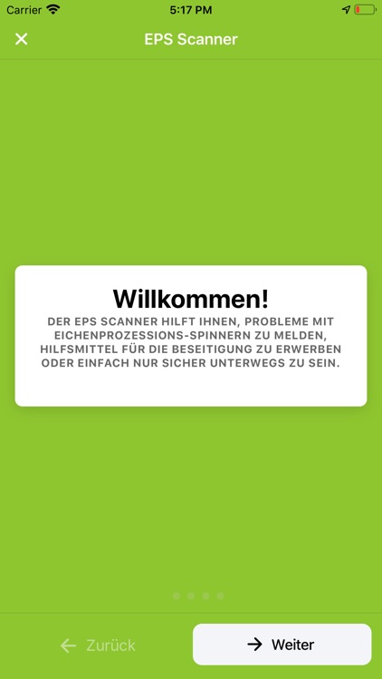 Eichenprozessionsspinner Scan