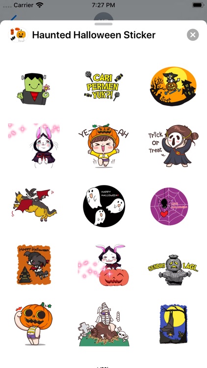 Haunted Halloween Sticker screenshot-3