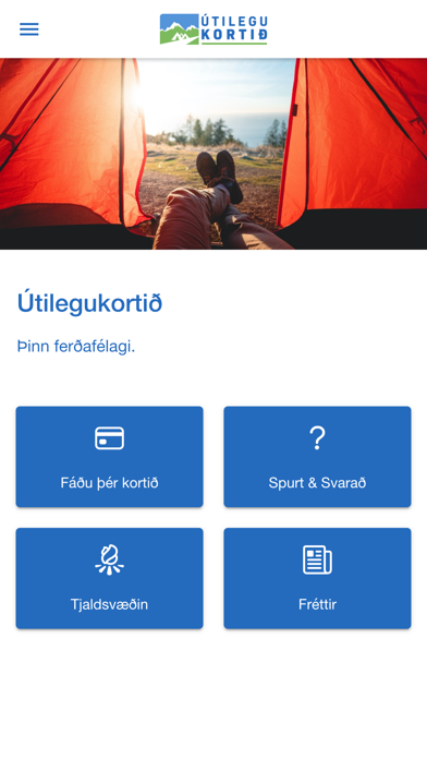 Útilegukortið Screenshot