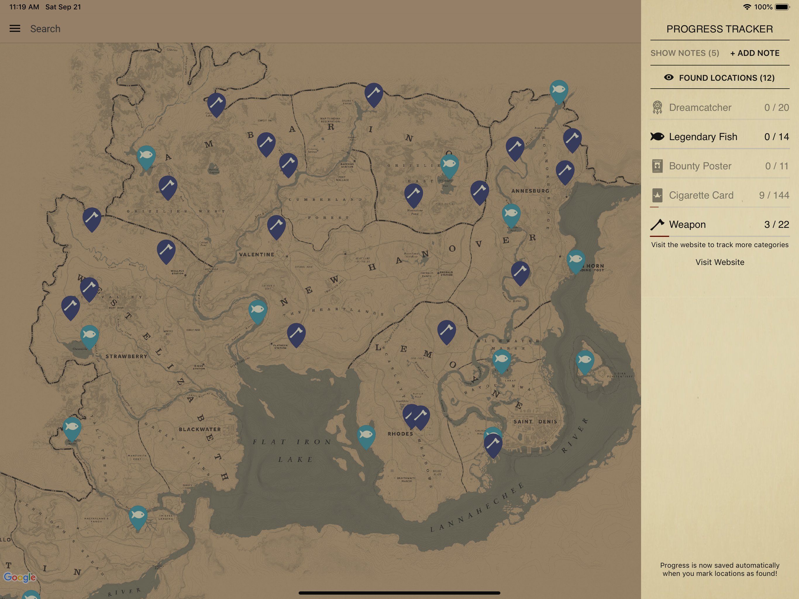 Unofficial Map for RDR2 screenshot 9