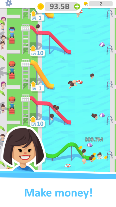 Screenshot #2 pour Tycoon Idle Aquapark