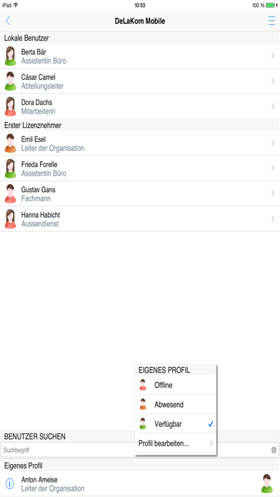 Screenshot #1 pour DeLaKom Mobile