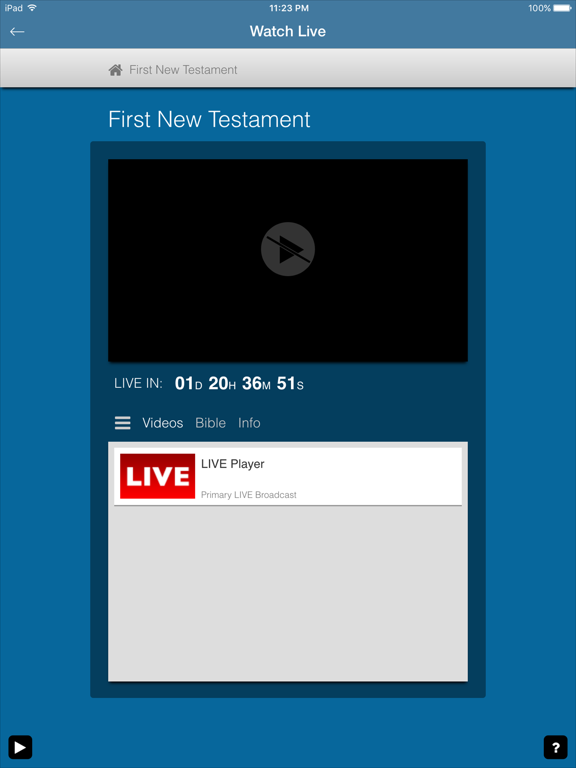 First New Testament Church iPad screenshot 4 - Reference app