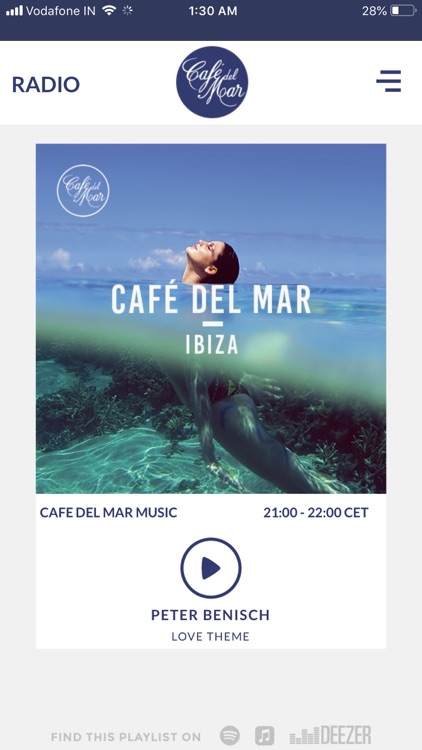 Official Café del Mar Radio by Ibiza Music And Clothes, Sociedad Limitada