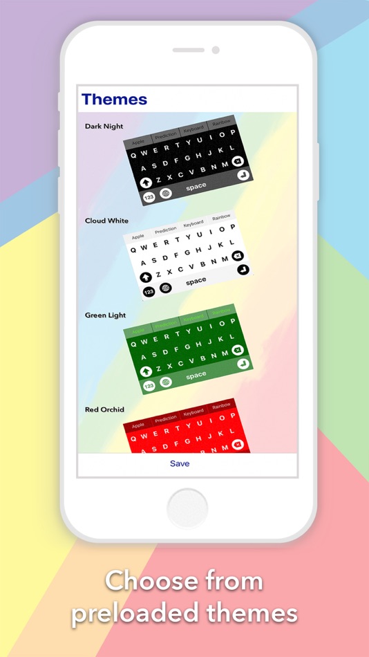#5. Rainbow Indic Keyboard (iOS) بواسطة: Reeba Sebastian