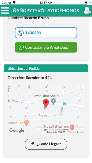 App screenshot