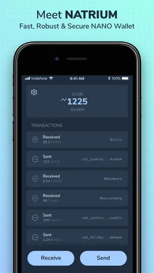 Natrium - NANO Wallet screenshot 1