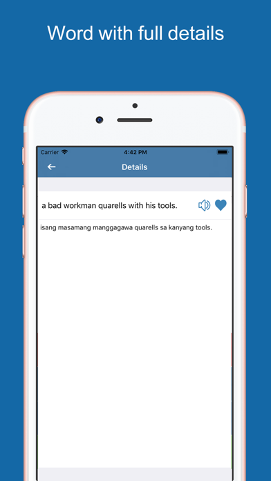 Filipino Dictionary Pro Screenshot