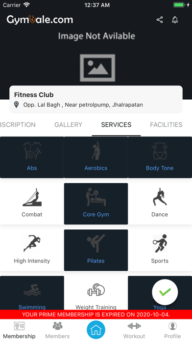 GymVale for Gym owner & member Screenshot