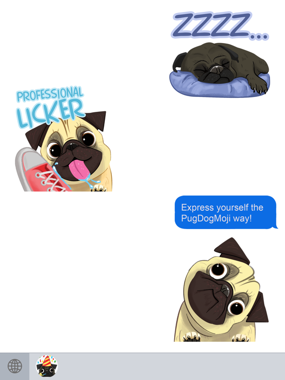 Screenshot #6 pour Pug Dog Emoji Stickers