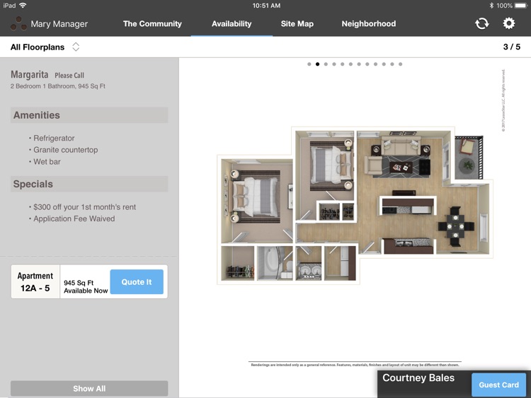 Leasing Tablet by RealPage