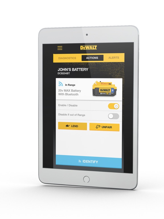 Screenshot #6 pour DEWALT Tool Connect