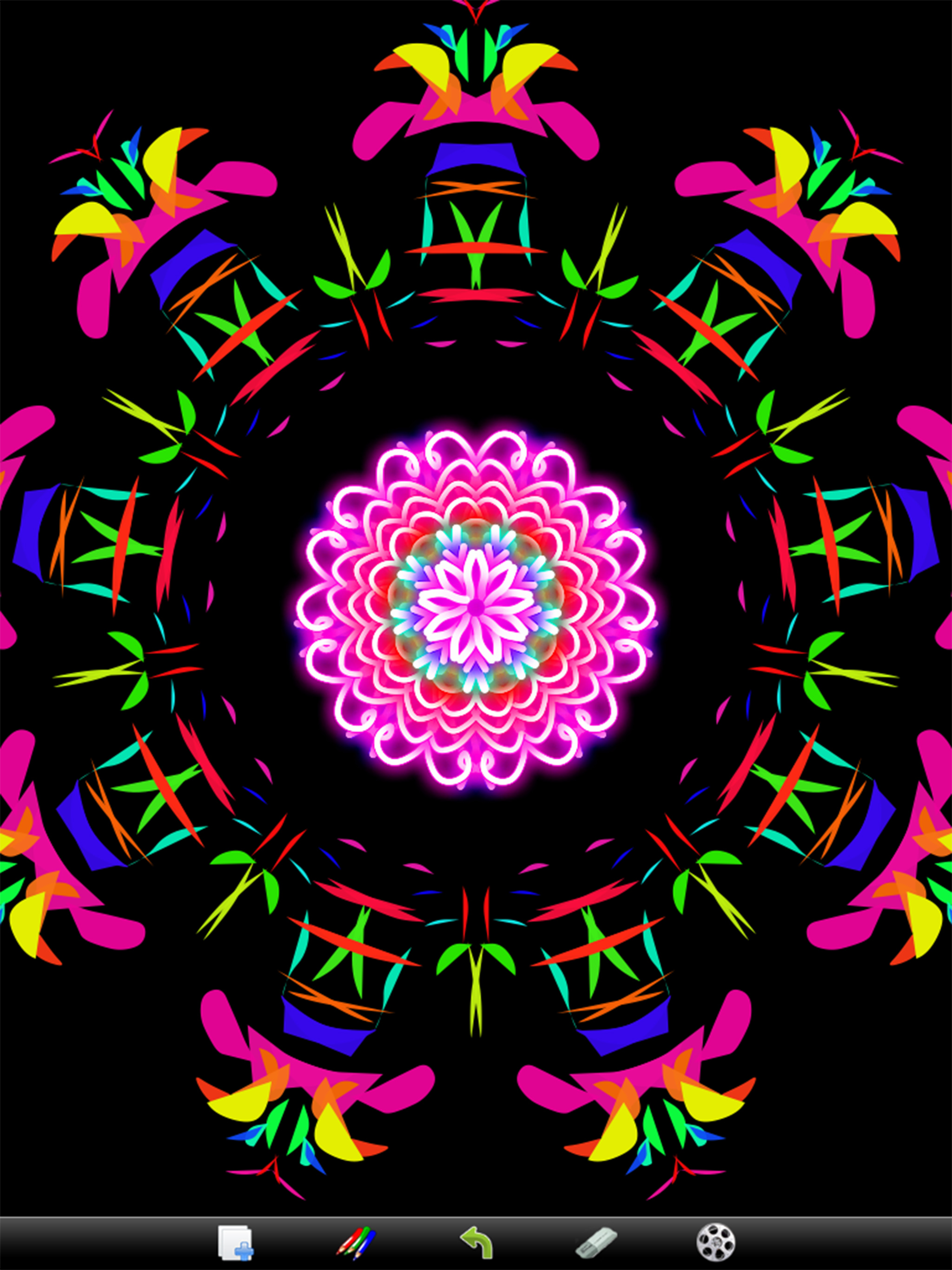Kaleidoscope Drawing Pad