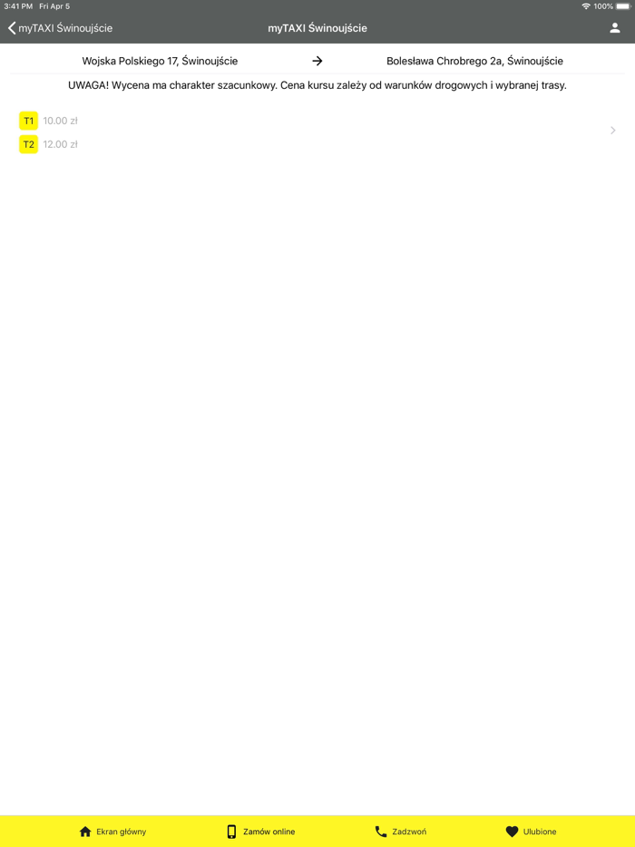 myTAXI Świnoujście