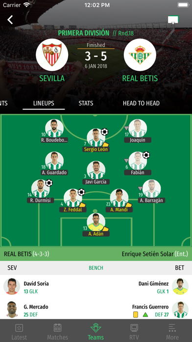 Real Betis Balompié Screenshot