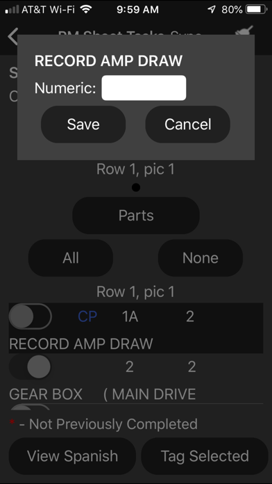 CAMS Preventive Maintenance Screenshot