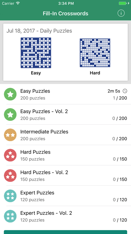 #3. Fill-In Crosswords (Word Fit) (iOS) 由: Emmanuel Mathis