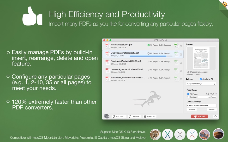 #3. PDF to Excel - Flyingbee (macOS) By: Flyingbee Software Co., Ltd.