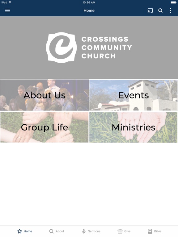 Crossings Katy iPad screenshot 1 - Education app