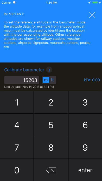 Screenshot #2 for Altimeter+