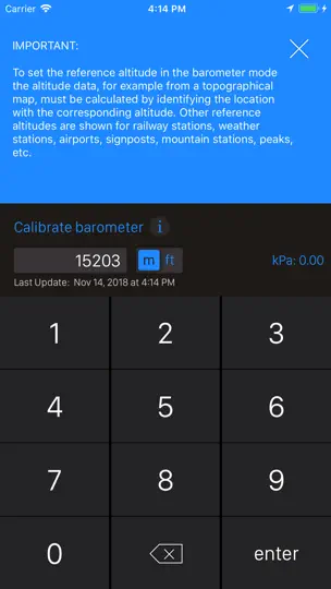 Altimeter+ iPhone Ekran Görüntüsü 2