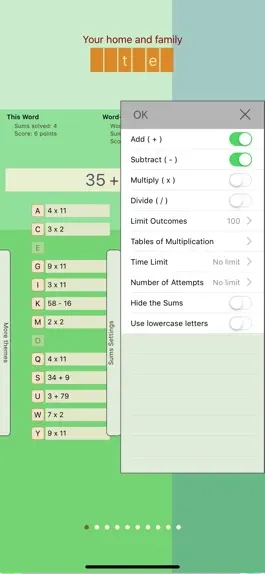 Game screenshot Sums and Words for iPhone hack