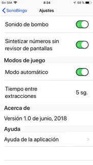 sonobingo iphone capturas de pantalla 3