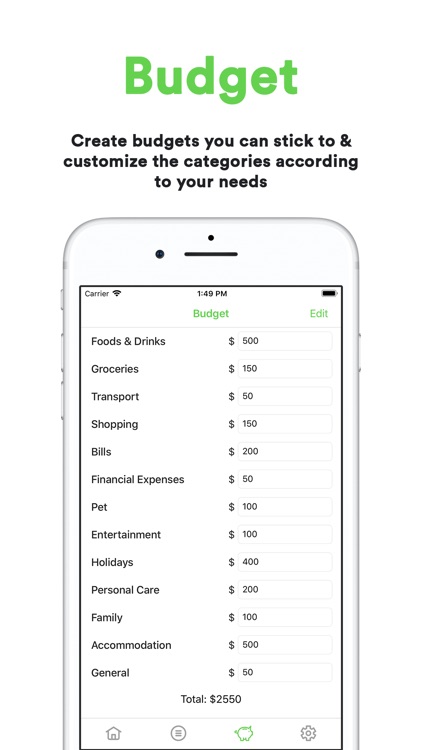 Lent - Simple Money Manager