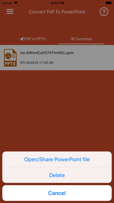 Convert PDF to PowerPoint screenshot 4