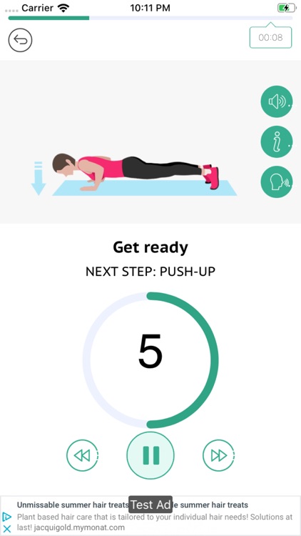 7Fit - Effective Home Workouts screenshot-3