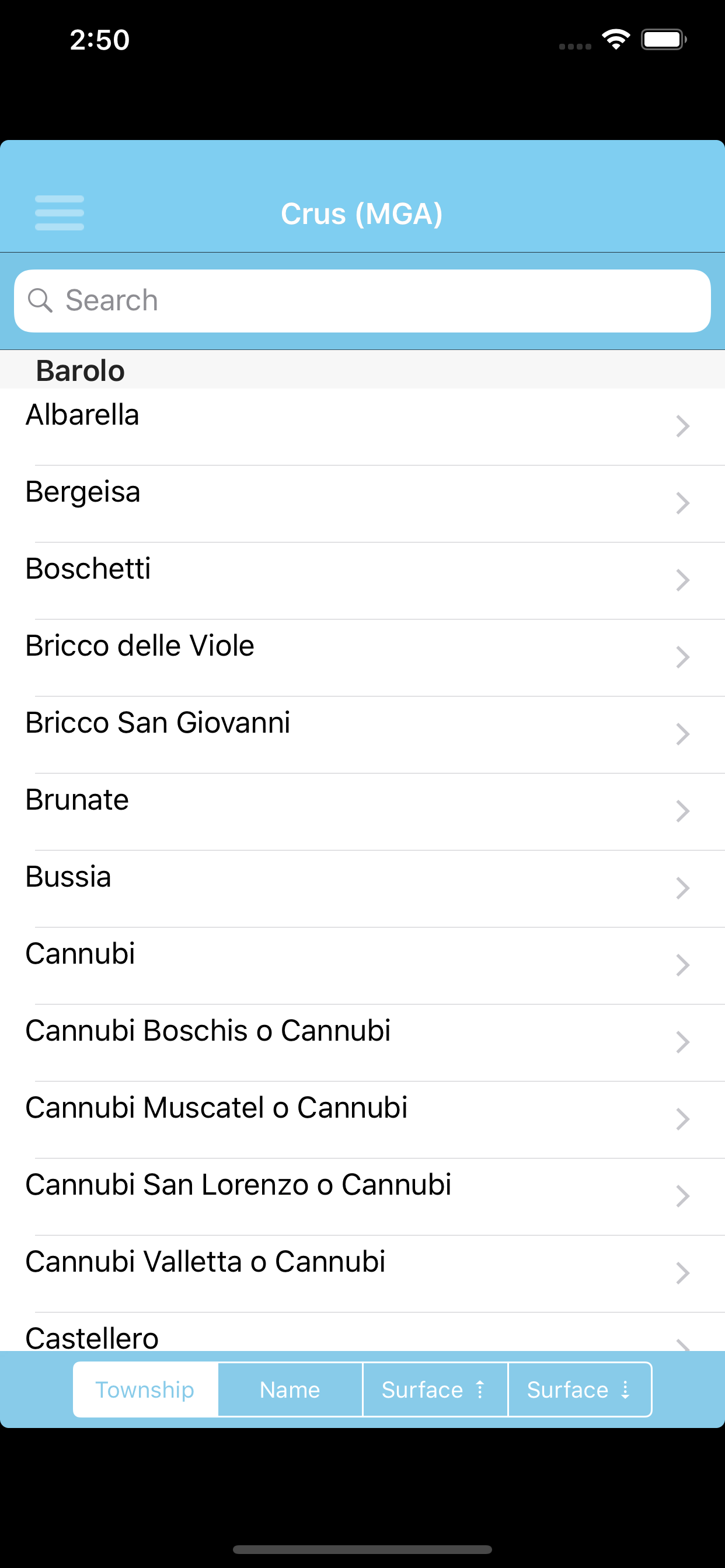 Enogea Barolo docg Map