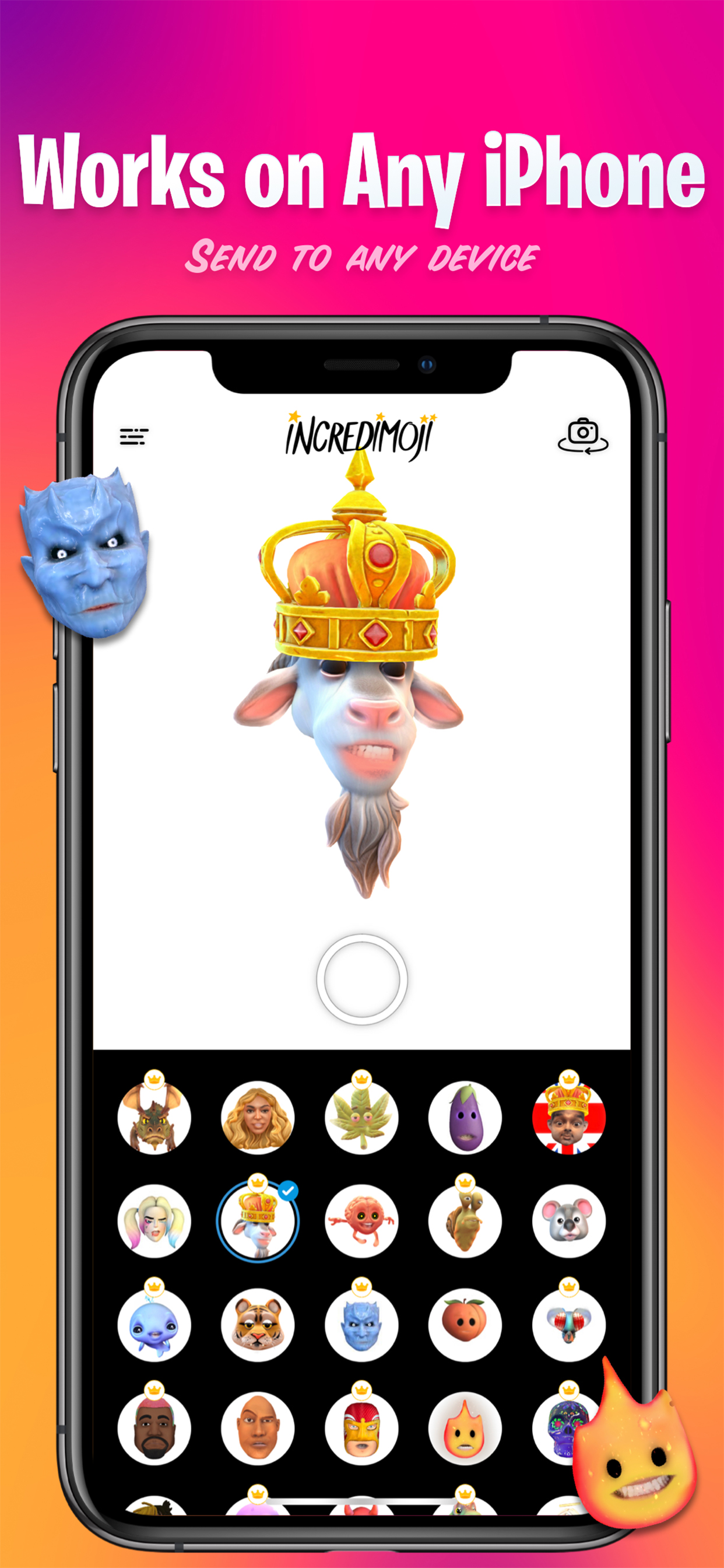 INCREDIMOJI Celebrity FaceSwap