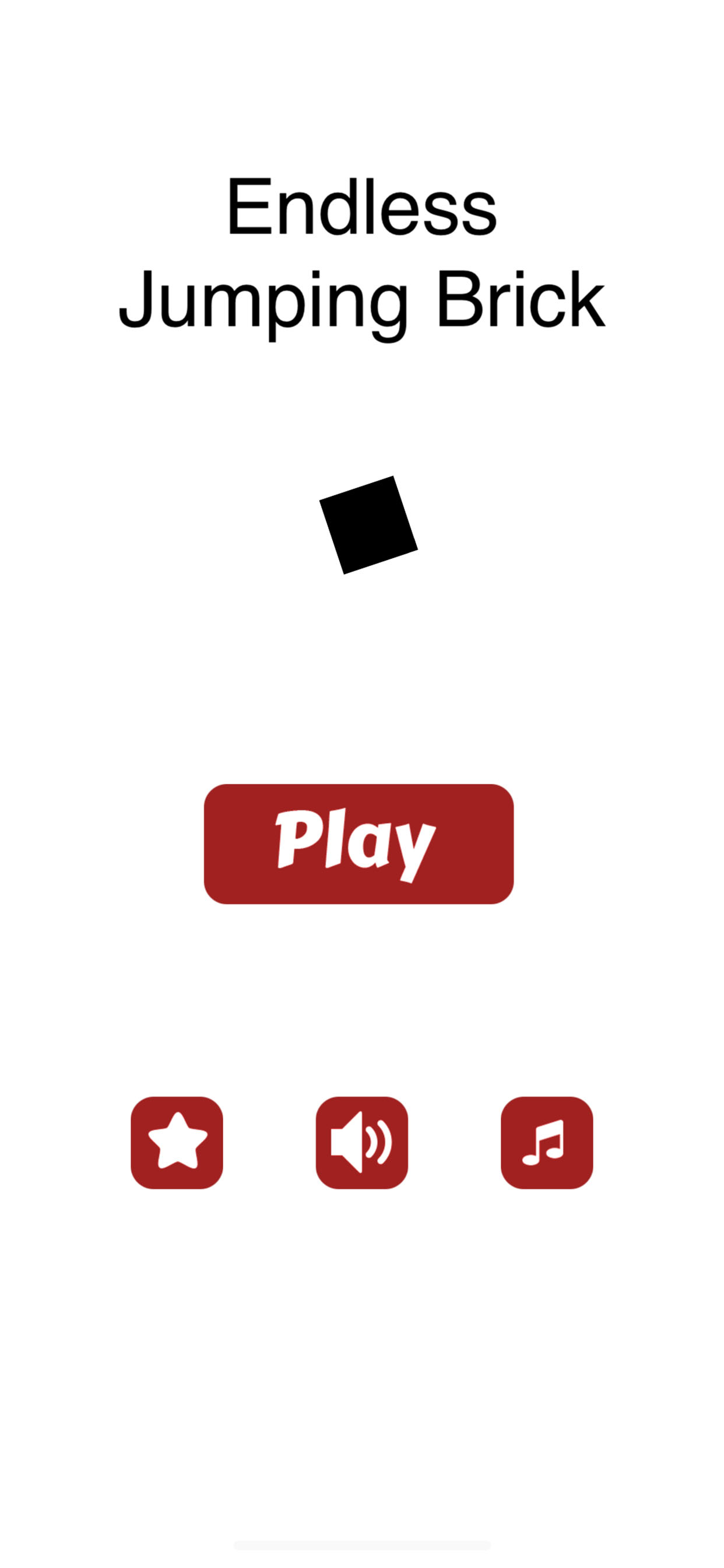 Endless Jumping Brick