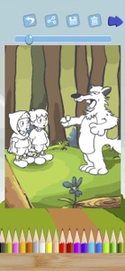 Little red riding hood tale screenshot #3 for iPhone