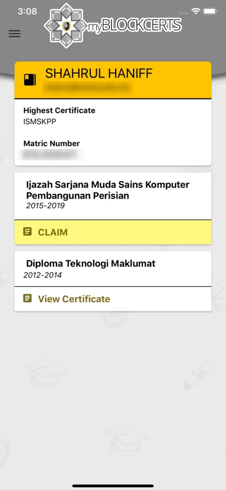 myBlockcerts