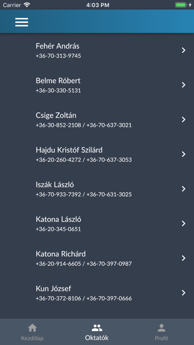 Screenshot #3 pour Koroknai Autósiskola
