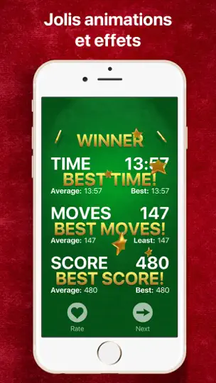 Capture d'écran de Super Solitaire: Jeu De Cartes sur iPhone 5