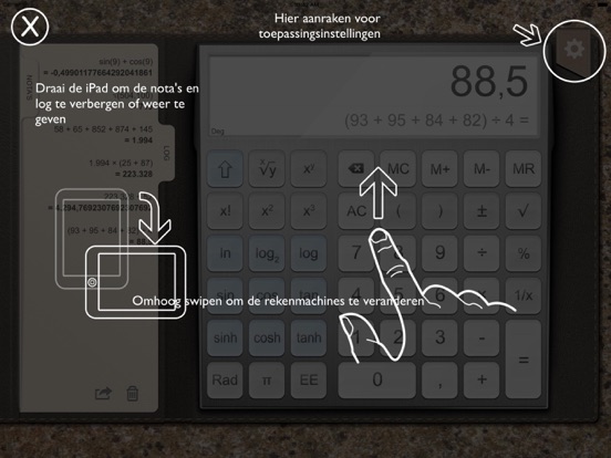 Rekenmachine. iPad app afbeelding 4