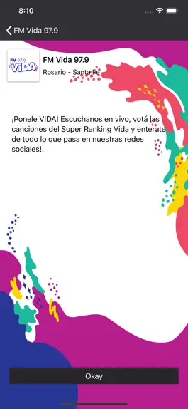 Game screenshot FM Vida 97.9 apk