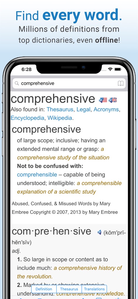 Dictionary. - Reference App | MWM