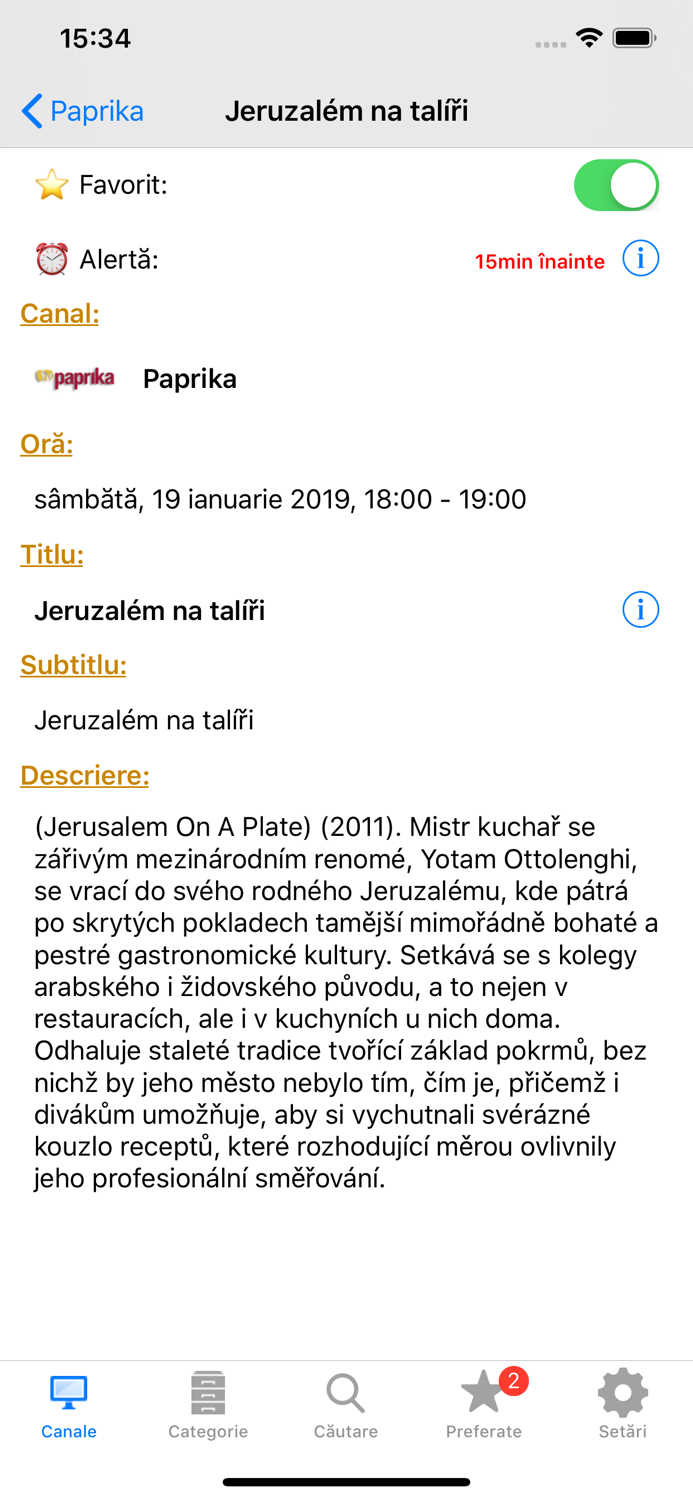 Romanian TV Schedule