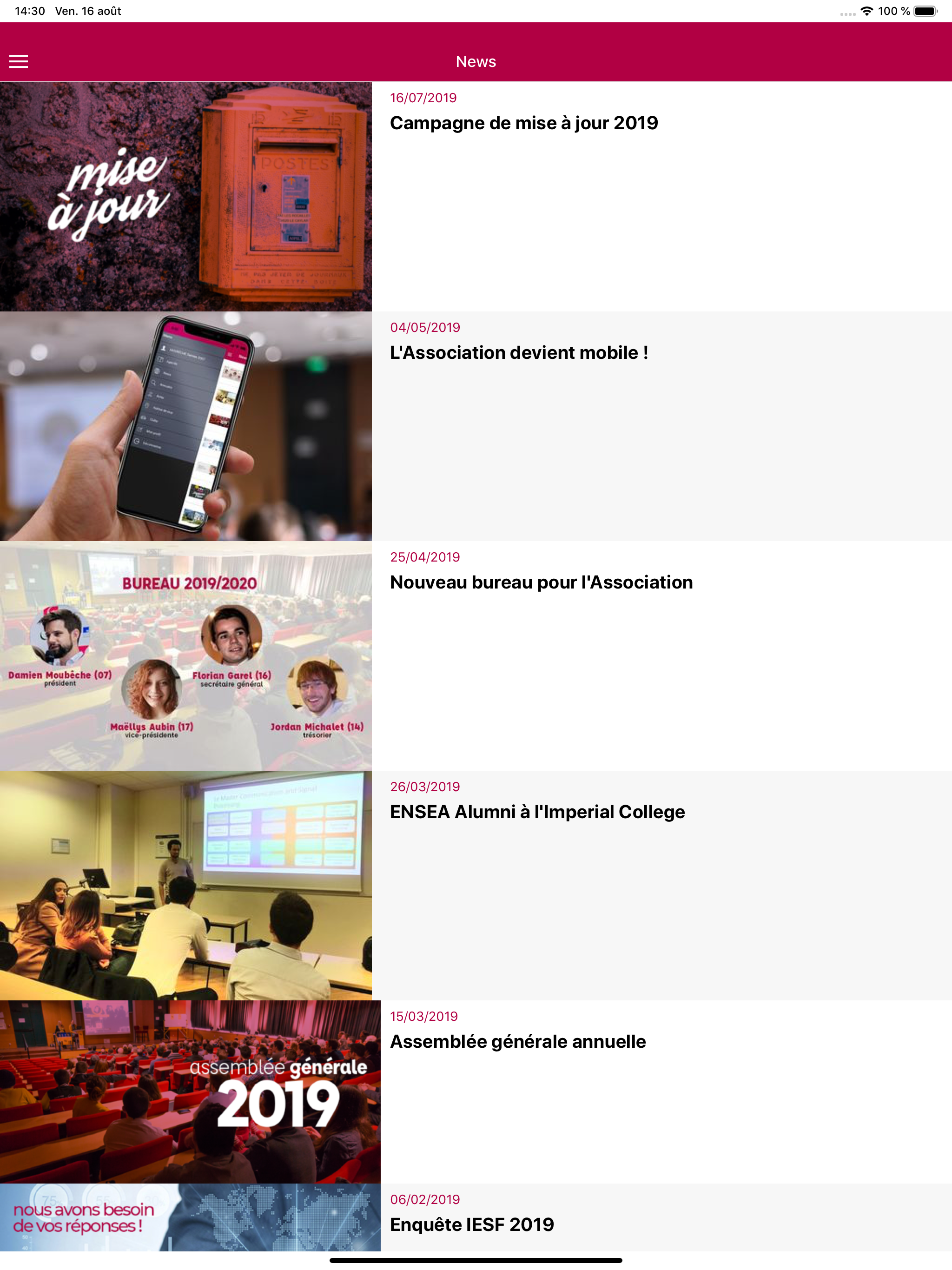 ENSEA Alumni screenshot 15
