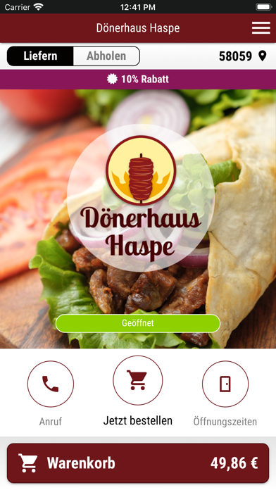 Screenshot #1 pour Dönerhaus Haspe