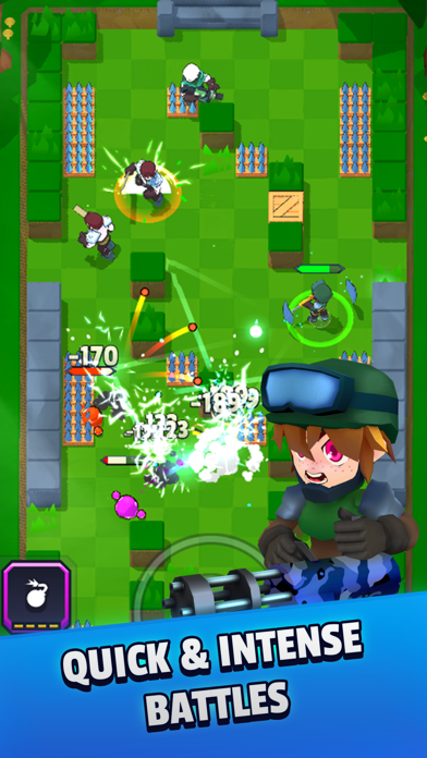 Screenshot #1 pour Blaster Hero: Shooting Games