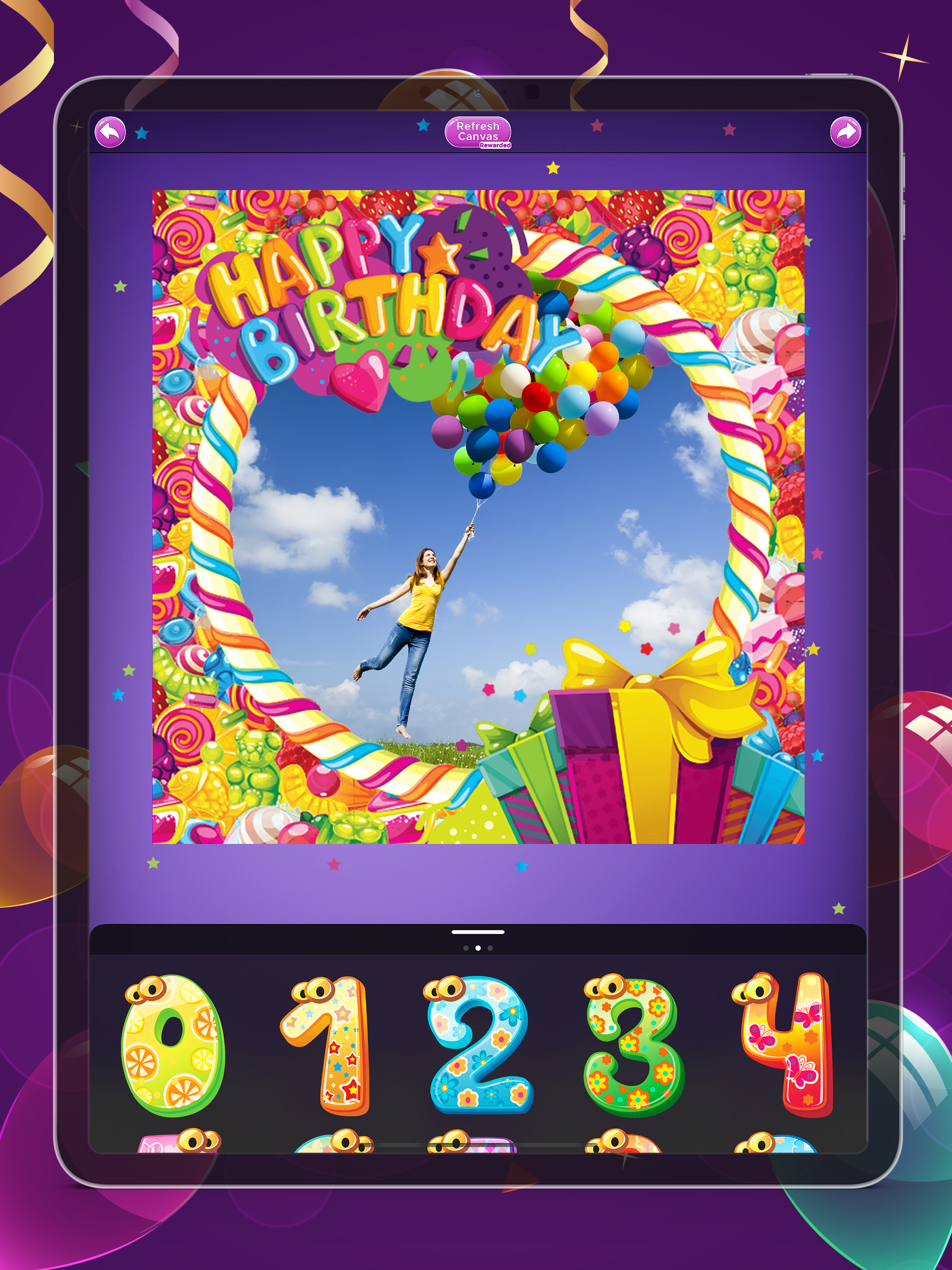 Happy B-day Frames & Stickers screenshot 10