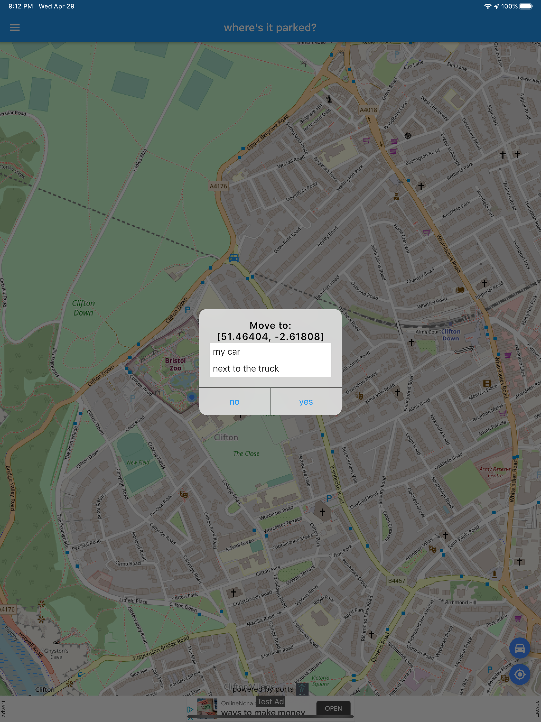 Where's it parked? screenshot 5